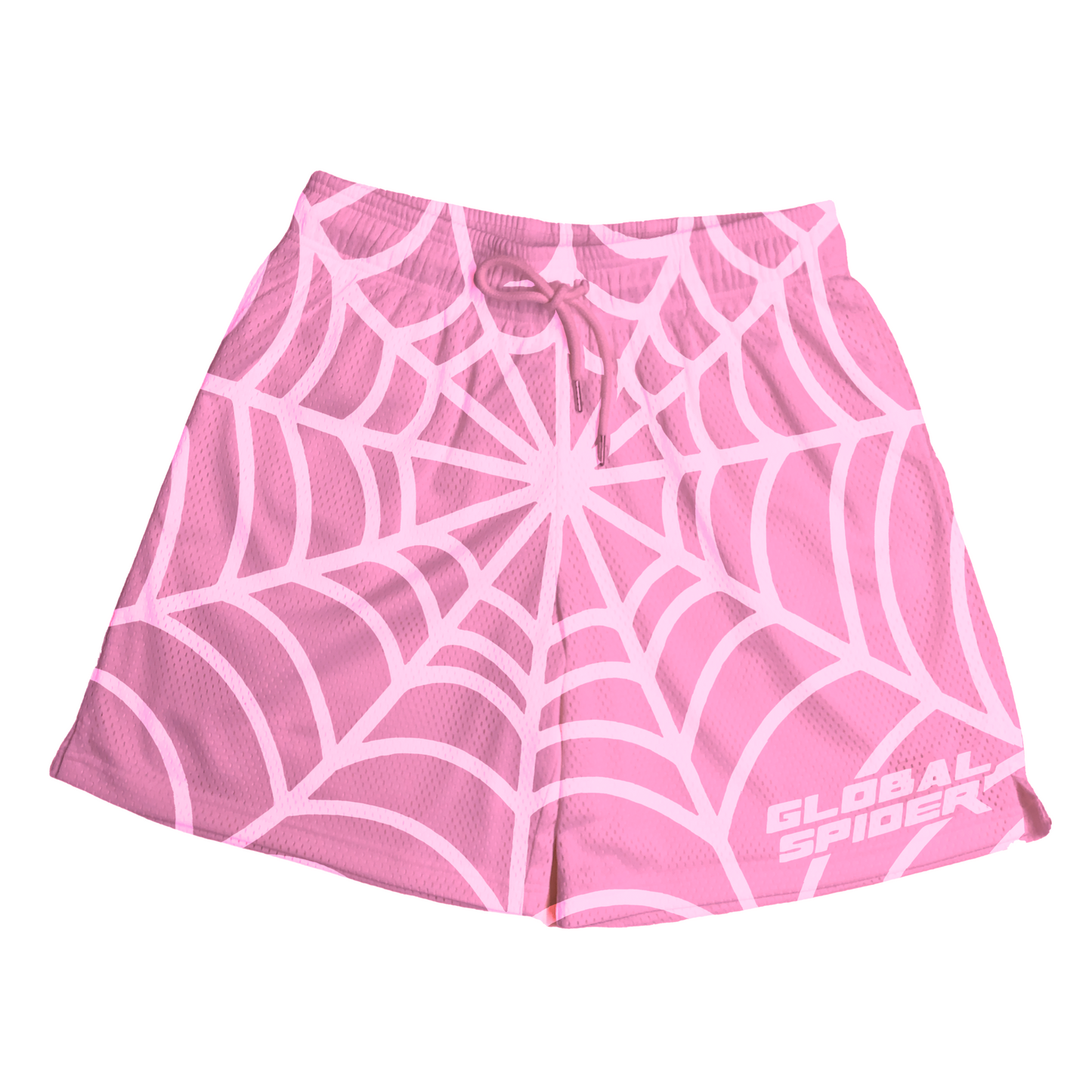 GLOBAL SPIDER WEB SHORTS - PINK