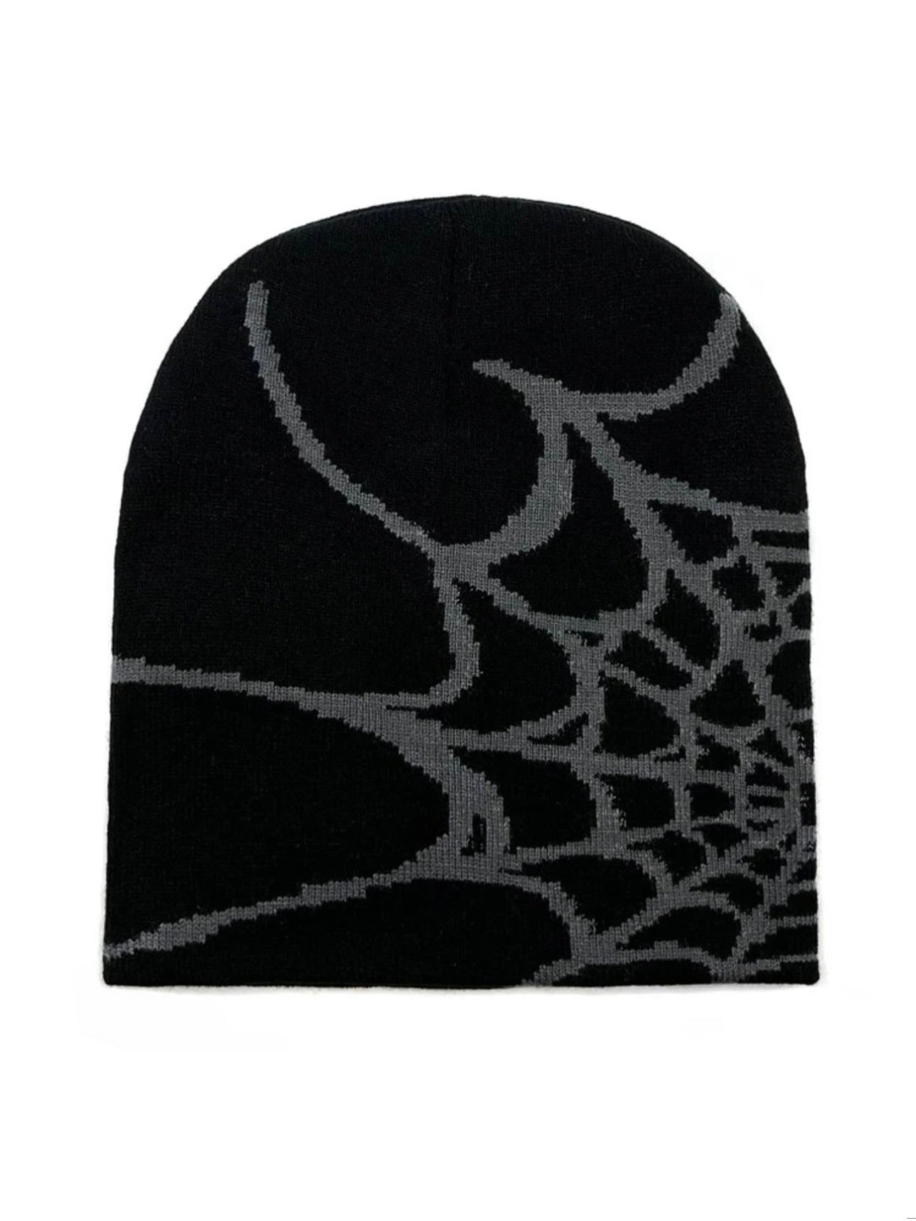 GLOBAL SPIDER WEB BEANIE - MIDNIGHT BLACK
