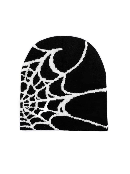 GLOBAL SPIDER WEB BEANIE - BLACK 1